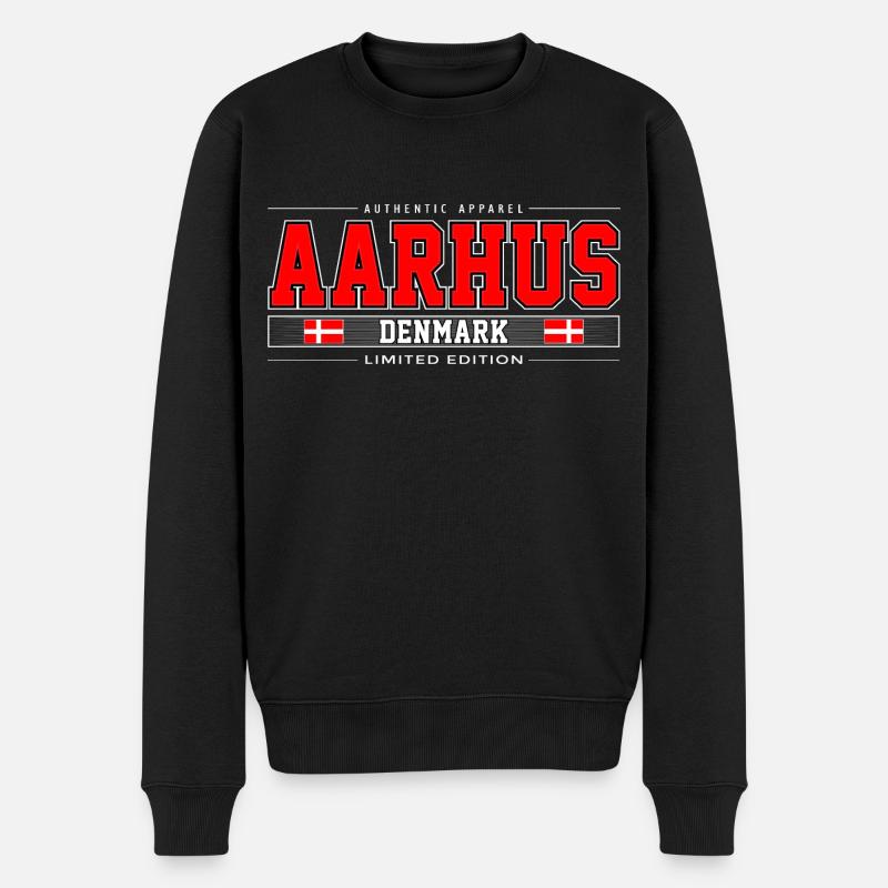 Aarhus - Pull Premium bio Homme - noir