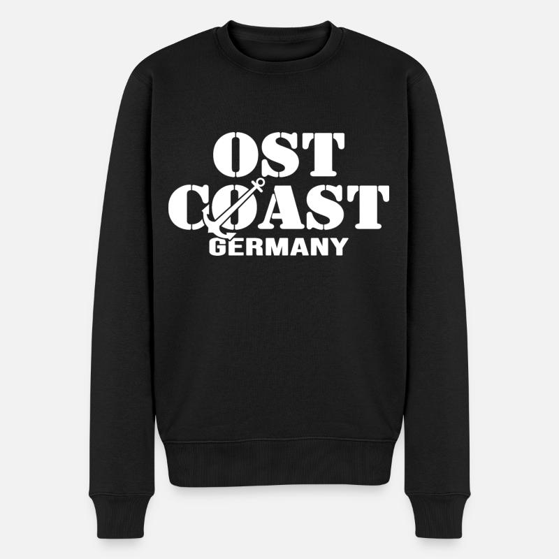ostsee strandfeeling sommer-vibes rügen ostküste - Pull Premium bio Homme - noir