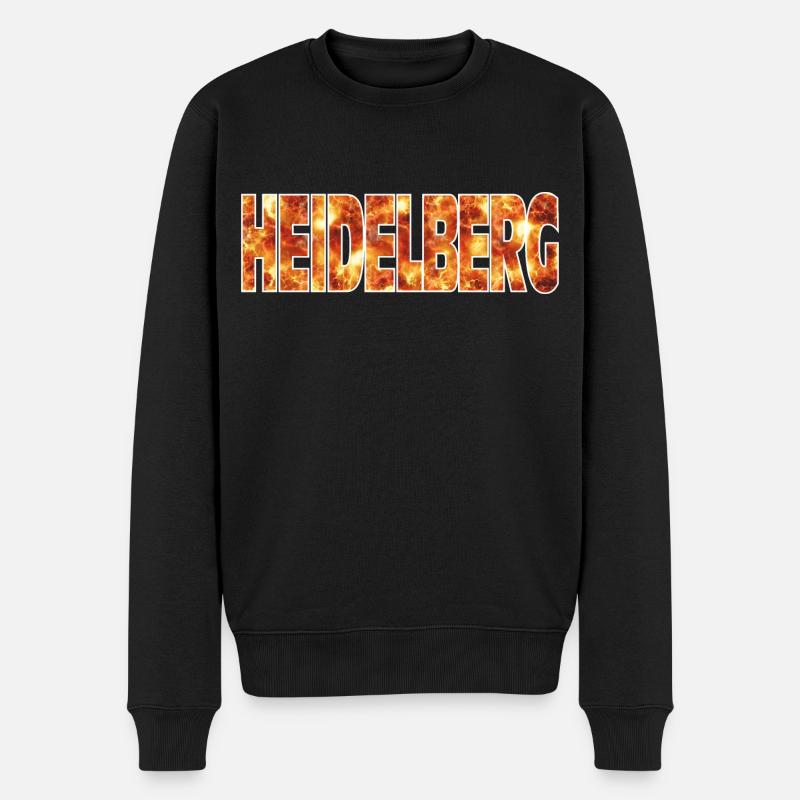 Heidelberg - Pull Premium bio Homme - noir