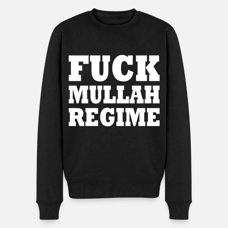 Fuck mullah regime iran - Pull Premium bio Homme - noir