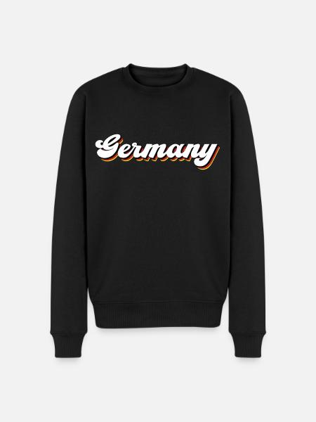 Germany - Männer Premium Bio Pullover - Schwarz