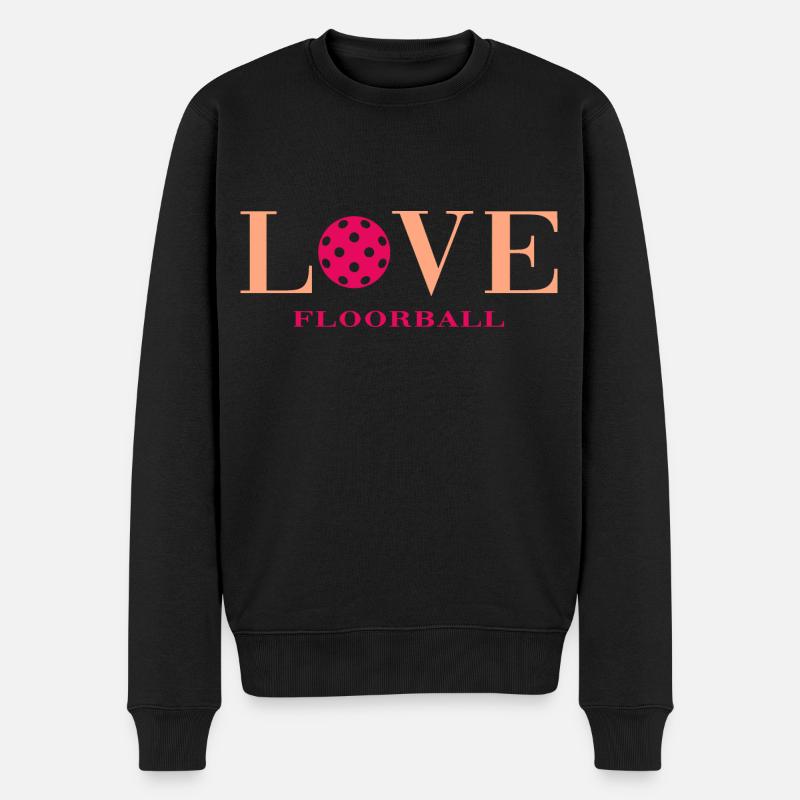 Floorballer Floorball-Love - Pull Premium bio Homme - noir
