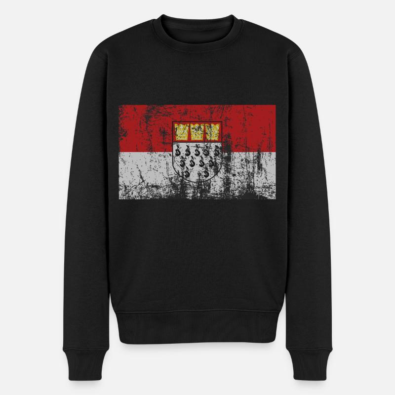köln - Männer Premium Bio Pullover - Schwarz