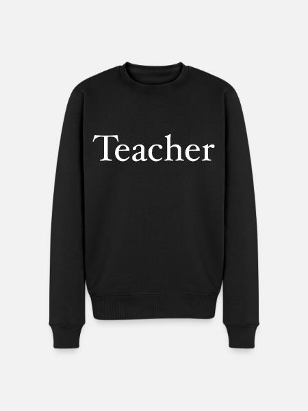 Lehrer - Männer Premium Bio Pullover - Schwarz