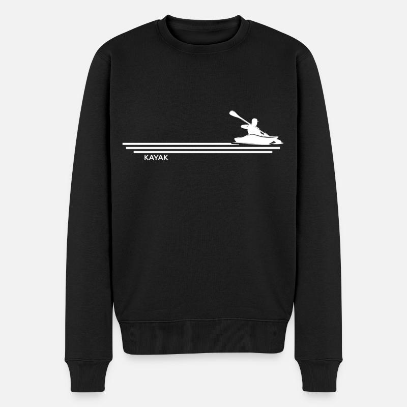 Kayakiste « River Calling Kayak » - Pull Premium bio Homme - noir