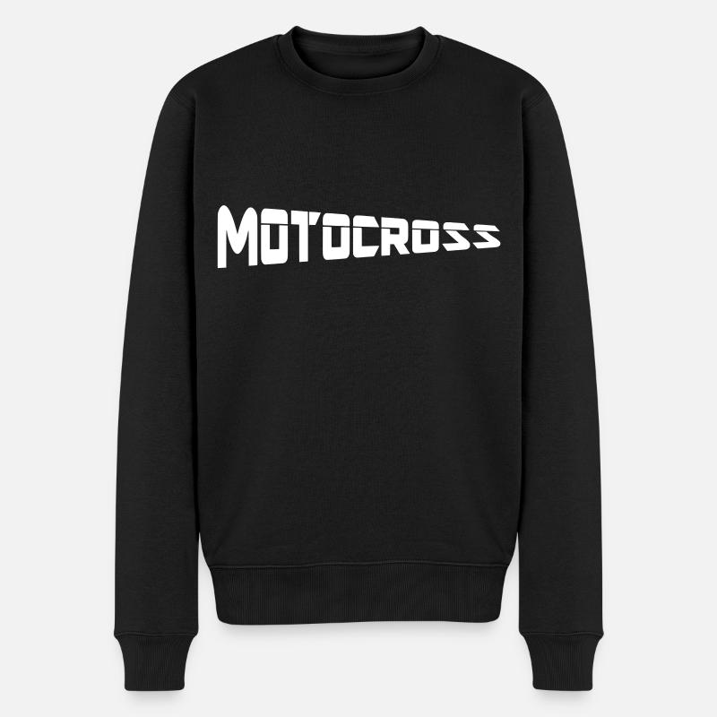 motocross - Männer Premium Bio Pullover - Schwarz