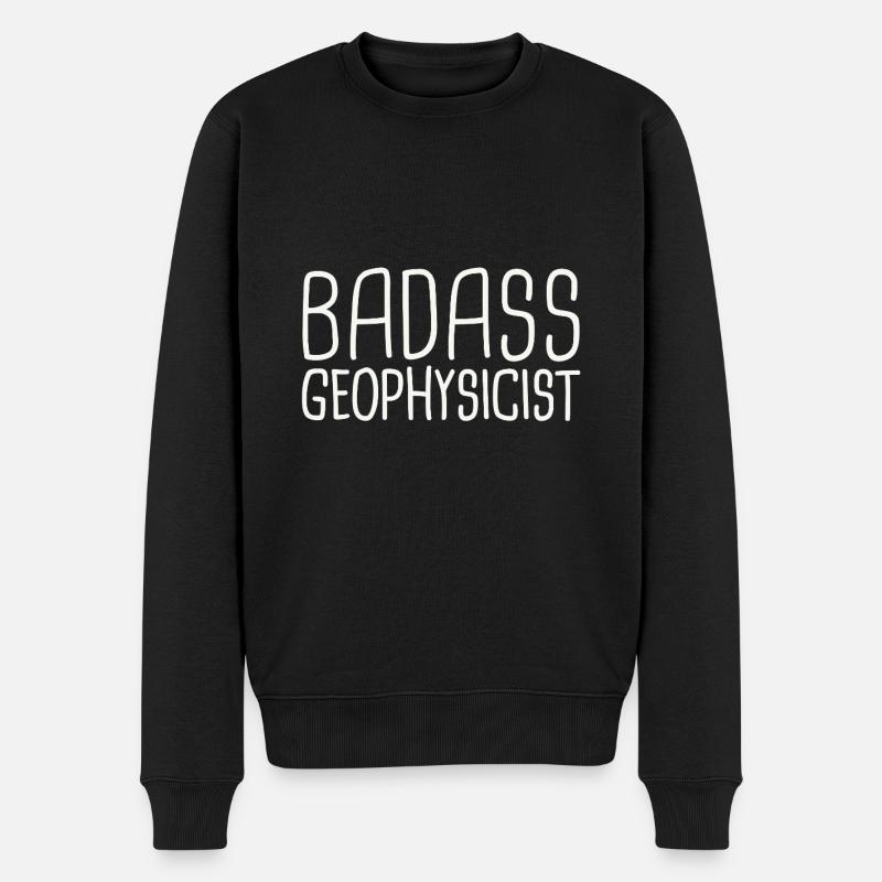 Geophysicist Badass Geophysics - Men's Premium Organic Jumper - black