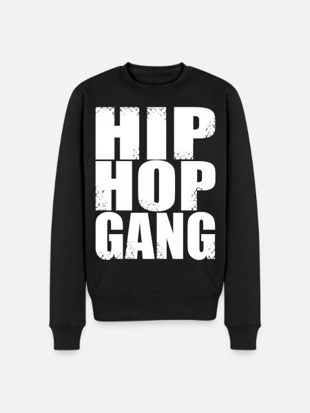 hip hop gang - Men's Premium Organic Jumper - black