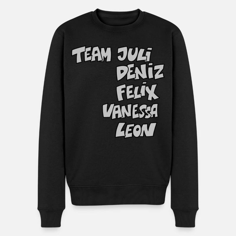 Die Wilden Kerle Team Namen - Männer Premium Bio Pullover - Schwarz