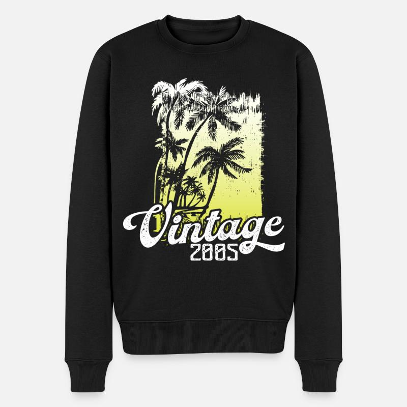 Diese Legende Wurde 2005 Geboren Geburtstag Retro - Männer Premium Bio Pullover - Schwarz