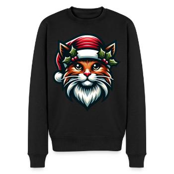 Gueule de bois - Pull Premium bio Homme - noir - Devant - Nico (187cm)