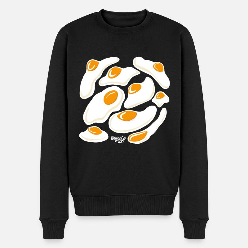 Oeufs Oeufs - Pull Premium bio Homme - noir