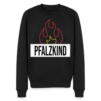 Pfalzkinder Pfalz Pfälzer Rheinland-Pfalz Weinfest - Männer Premium Bio Pullover - Schwarz - Vorne - Nico (187cm)