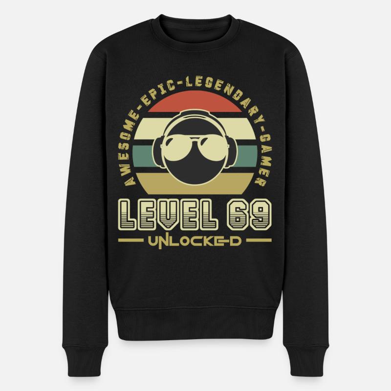 69 - Pull Premium bio Homme - noir