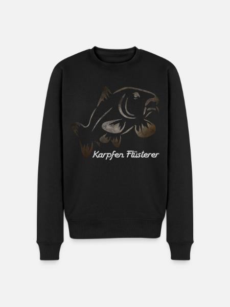 Carp Whisperer - Men's Premium Organic Jumper - black