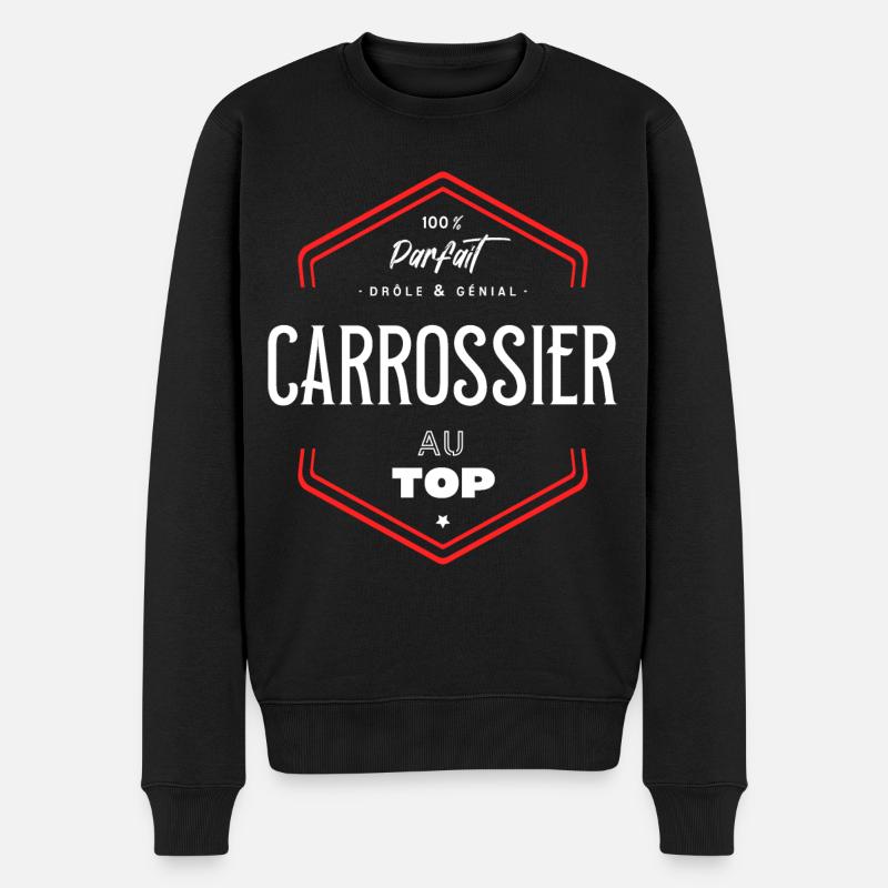 Carrossier parfait et au top - Pull Premium bio Homme - noir