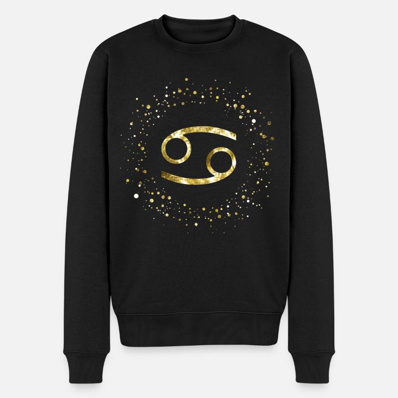 Signe du zodiaque Cancer - Pull Premium bio Homme - noir