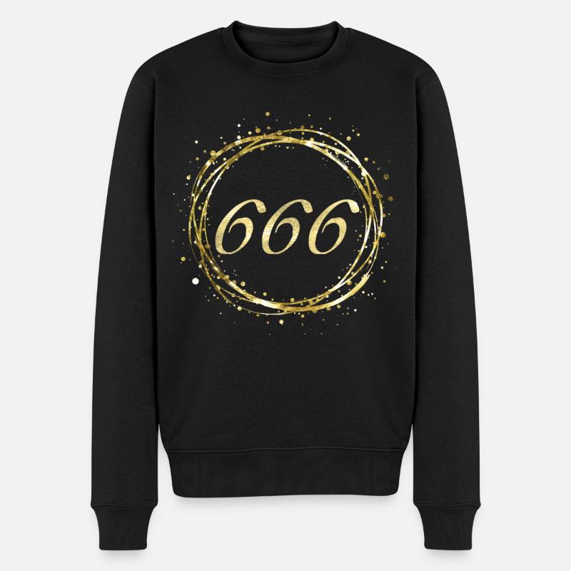 666 - Pull Premium bio Homme - noir