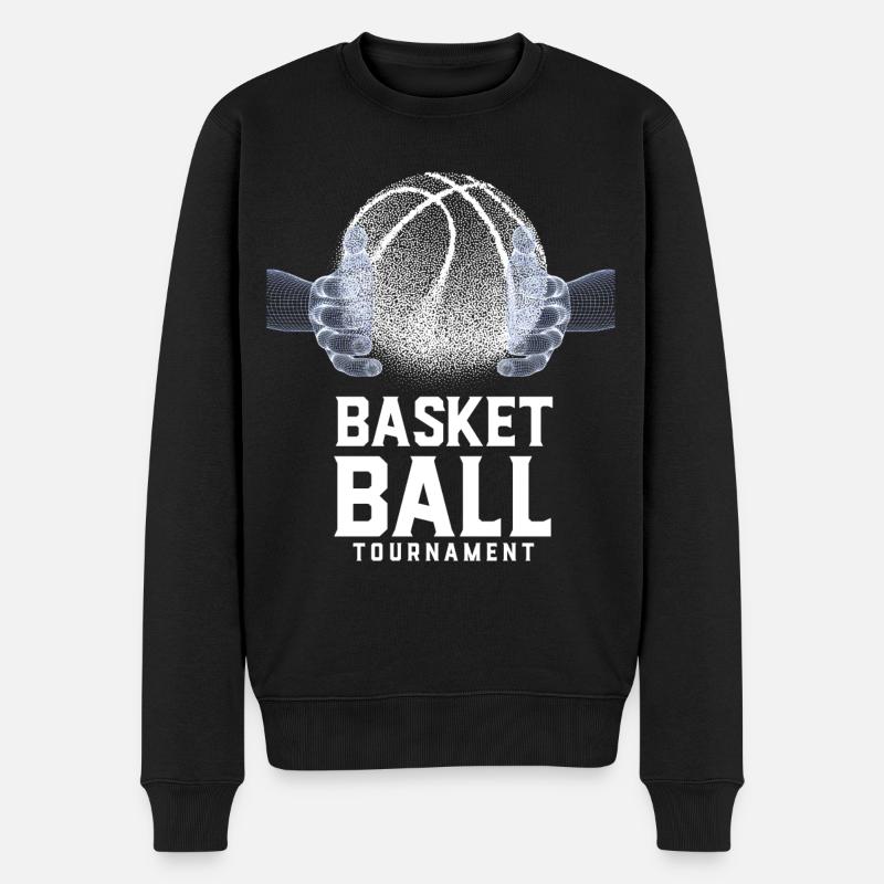 Basket ball tournament - Pull Premium bio Homme - noir