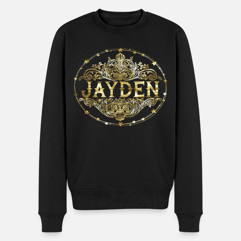 Jayden - Pull Premium bio Homme - noir