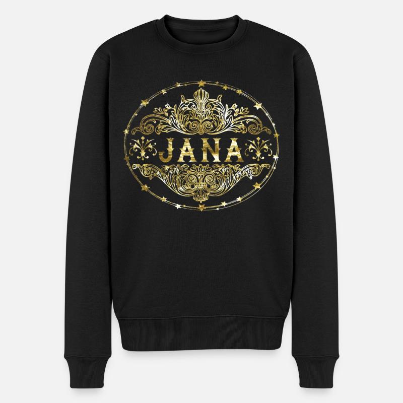 Jana - Pull Premium bio Homme - noir