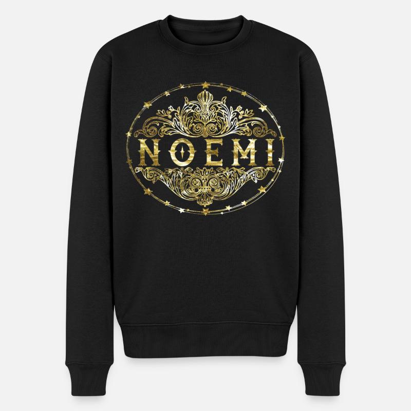 Noemi - Männer Premium Bio Pullover - Schwarz