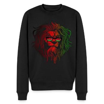 Malawi - Men's Premium Organic Jumper - black - Front - Nico (187cm)