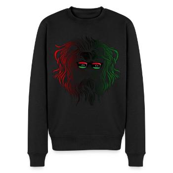 Libyen - Männer Premium Bio Pullover - Schwarz - Vorne - Nico (187cm)