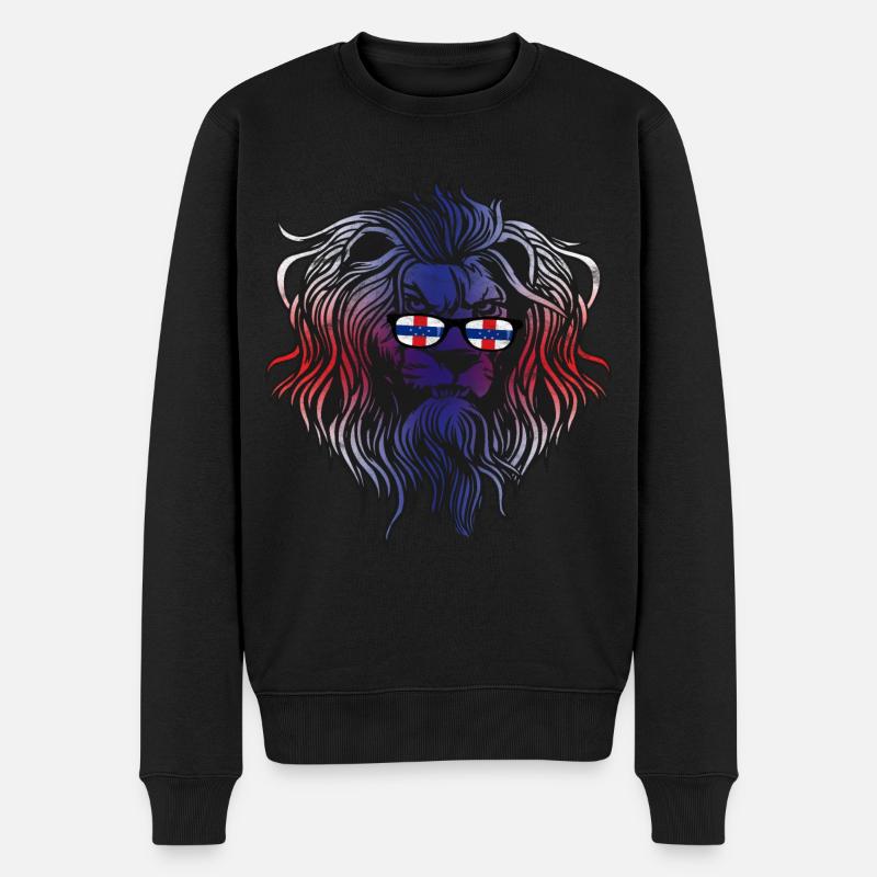 Antilles néerlandaises - Pull Premium bio Homme - noir