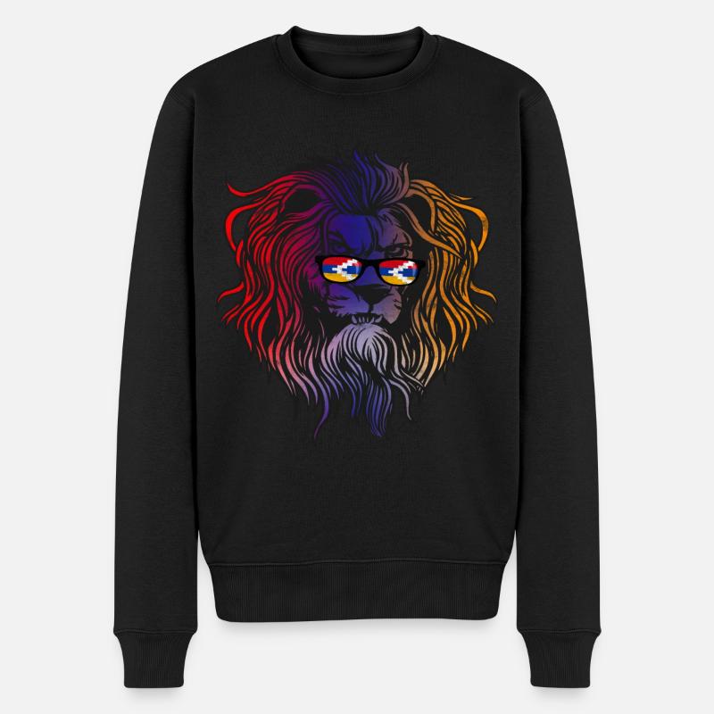 Arzach - Männer Premium Bio Pullover - Schwarz