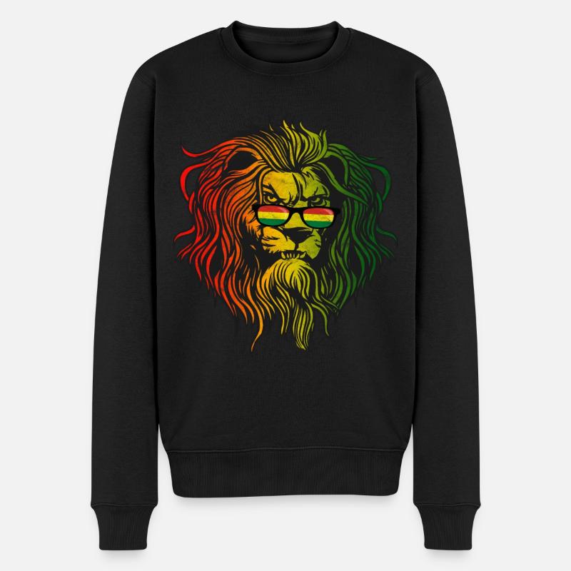 Bolivien - Männer Premium Bio Pullover - Schwarz