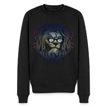 Belize - Männer Premium Bio Pullover - Schwarz - Vorne - Nico (187cm)