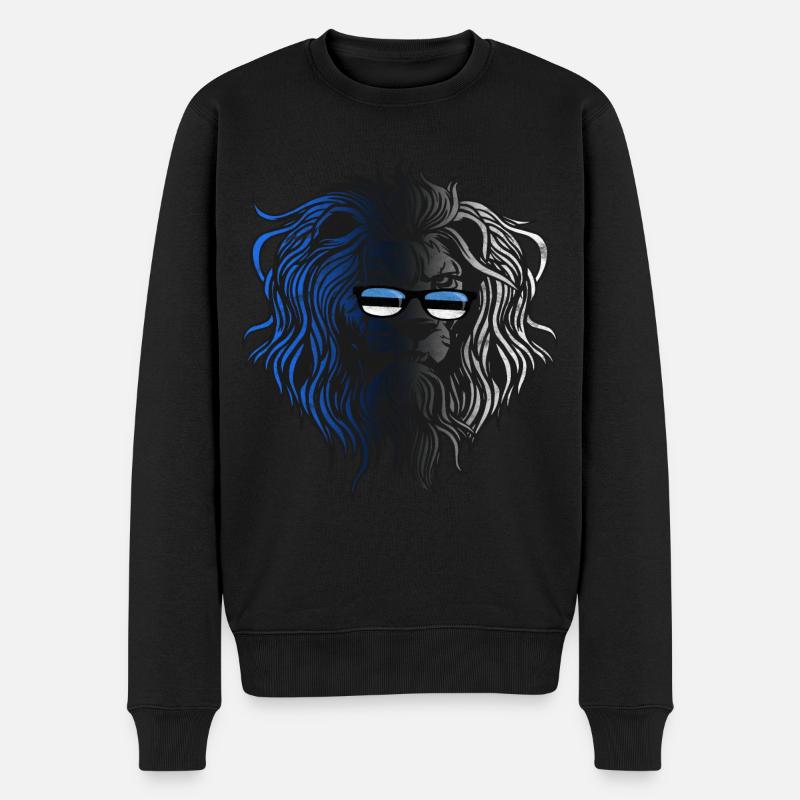 Estland - Männer Premium Bio Pullover - Schwarz