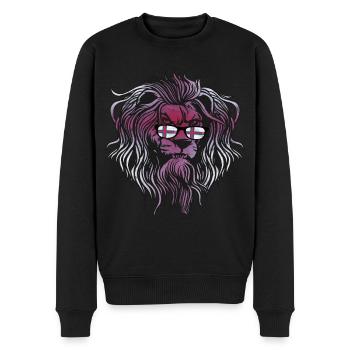 Färöer Inseln - Männer Premium Bio Pullover - Schwarz - Vorne - Nico (187cm)