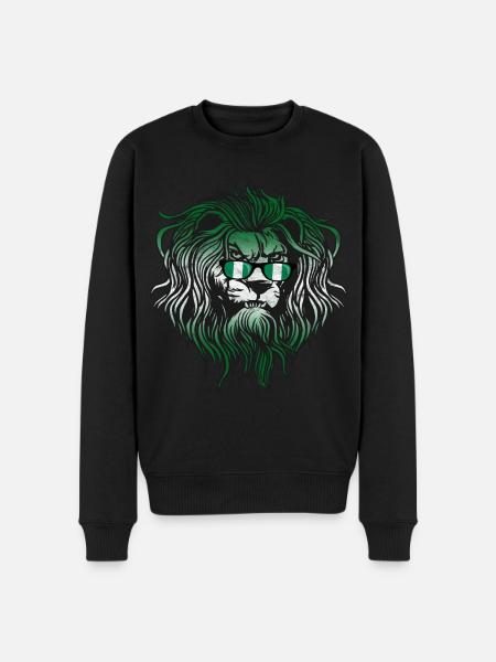 Nigeria - Men's Premium Organic Jumper - black