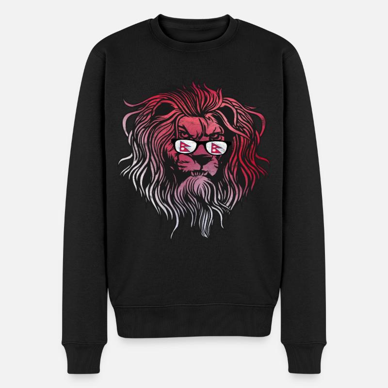 Nepal - Männer Premium Bio Pullover - Schwarz