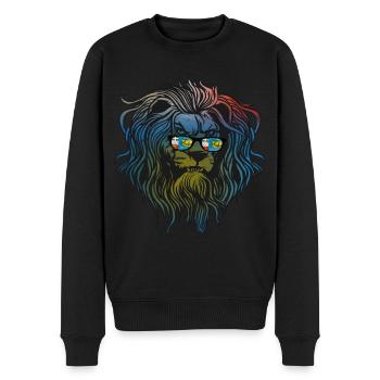 St. Pierre und Miquelon - Männer Premium Bio Pullover - Schwarz - Vorne - Nico (187cm)