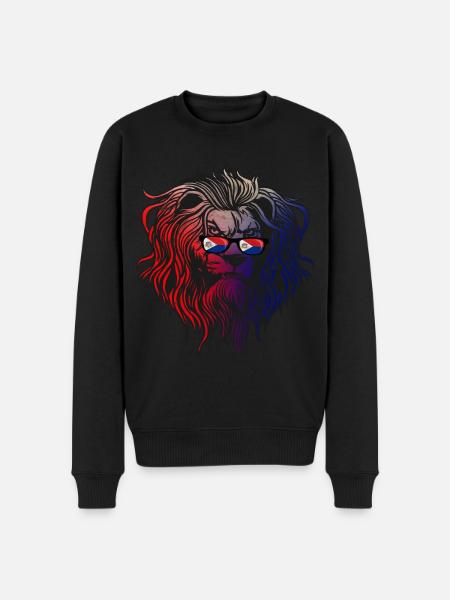Sint Maarten - Men's Premium Organic Jumper - black