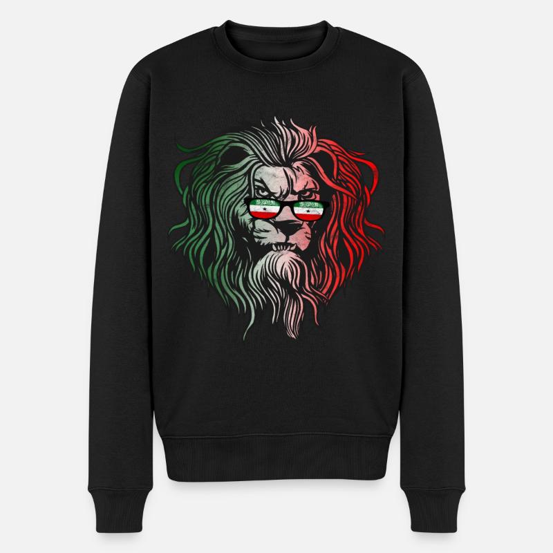 Somaliland - Männer Premium Bio Pullover - Schwarz