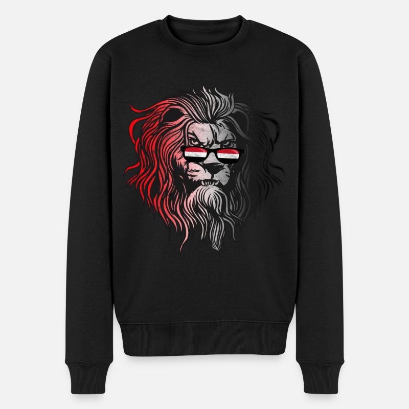Jemen - Männer Premium Bio Pullover - Schwarz