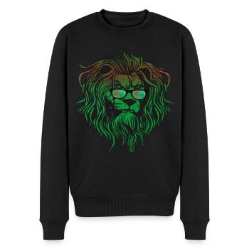 Turkmenistan - Männer Premium Bio Pullover - Schwarz - Vorne - Nico (187cm)