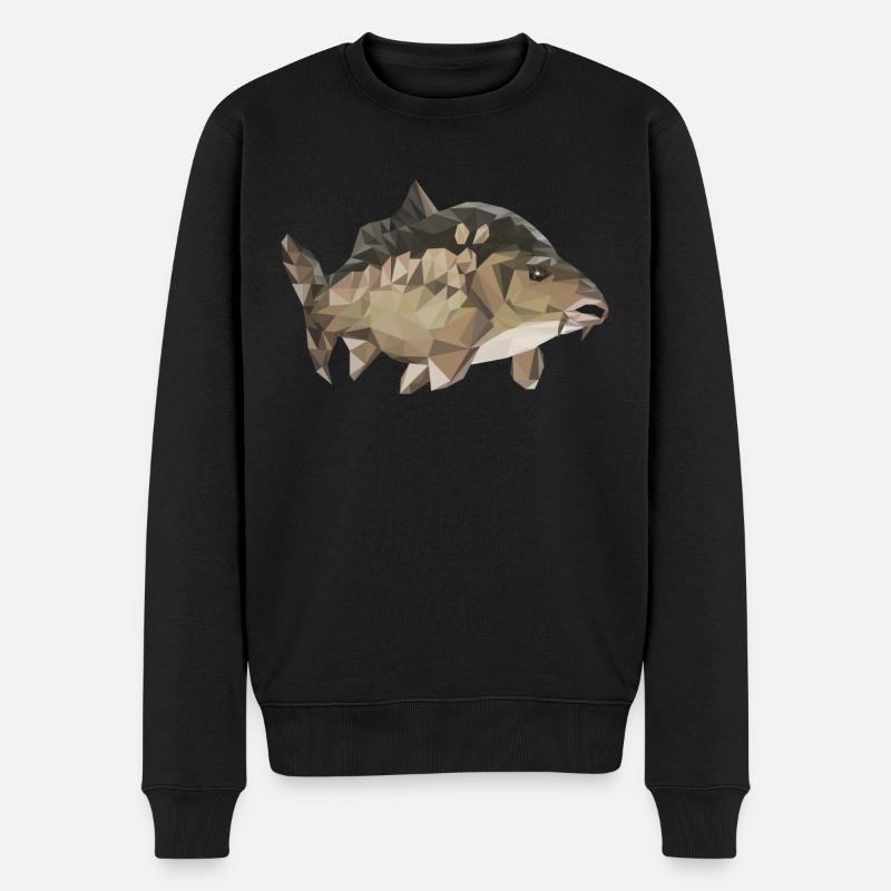 Carpes poissons - Pull Premium bio Homme - noir