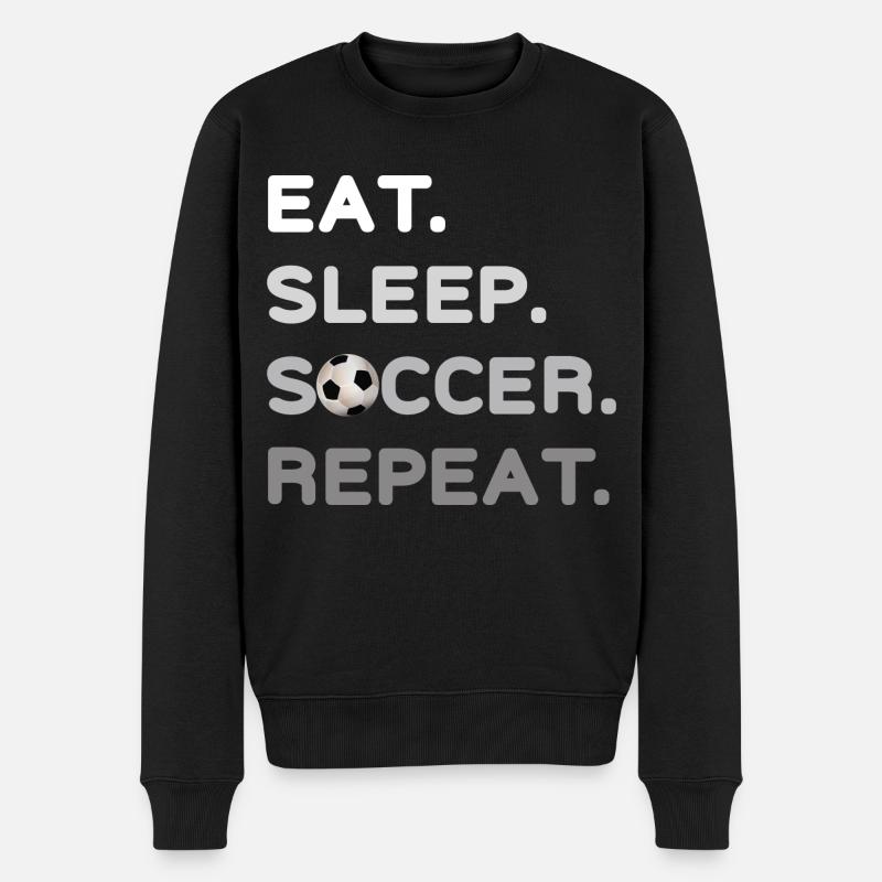 Conception de football - Pull Premium bio Homme - noir