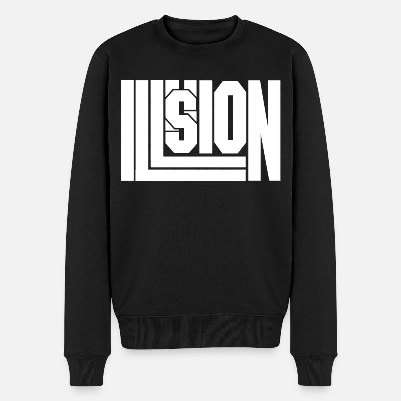 Illusion - Pull Premium bio Homme - noir