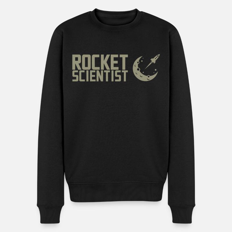 Rocket Scientist Fusées-scientifiques - Pull Premium bio Homme - noir