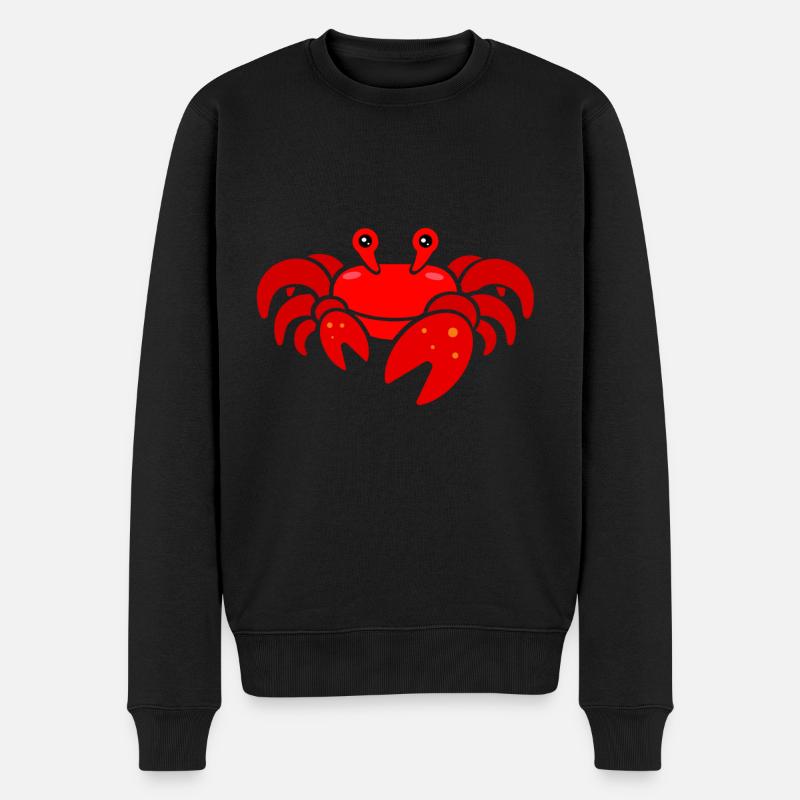 crab - Men's Premium Organic Jumper - black