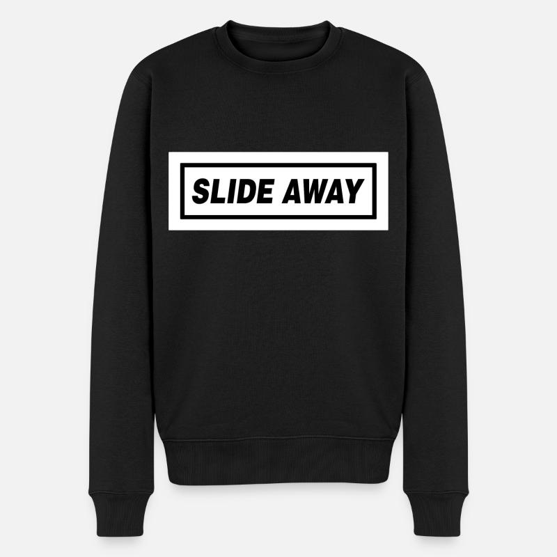 SLIDE AWAY - Pull Premium bio Homme - noir