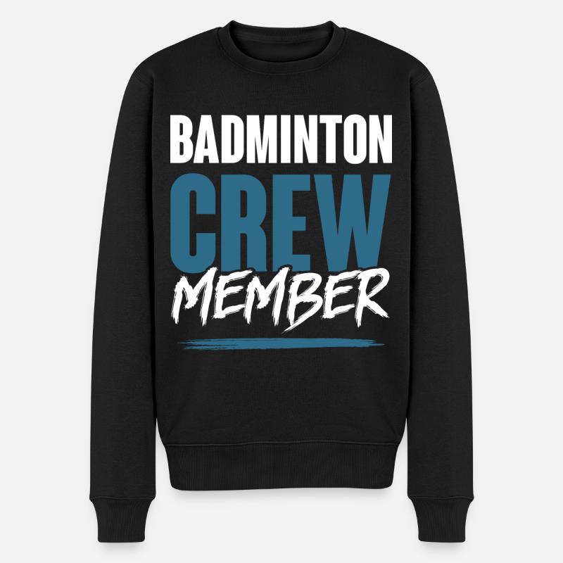 Équipe de badminton - Pull Premium bio Homme - noir