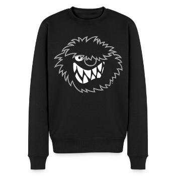 Die Wilden Kerle Kerl grau - Männer Premium Bio Pullover - Schwarz - Vorne - Nico (187cm)
