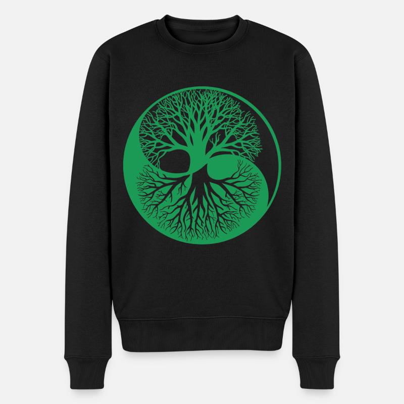 arbre de la vie - Pull Premium bio Homme - noir